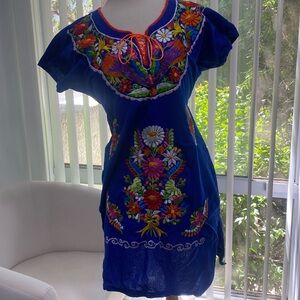 EMBROIDERED HAND MADE DRESS 👗